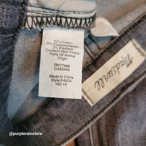 Madewell Jeans Size 26 High Riser 9" Skinny Skinny Shaw Wash Stretch Denim - Picture 5 of 10